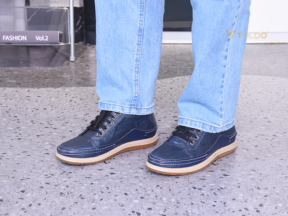 Giày cao 6cm thể thao da thật 5